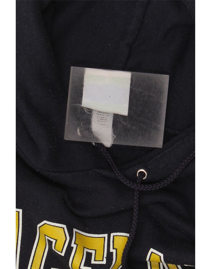 Campeão masculino Graceland University gráfico moletom com capuz pequeno azul marinho