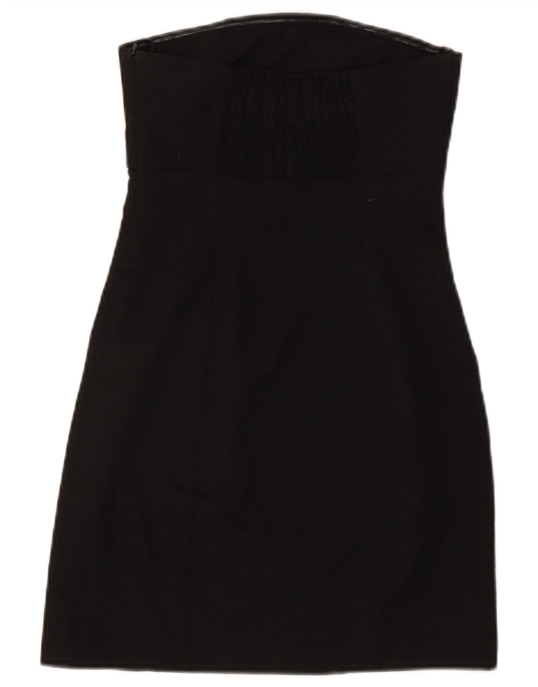 Vestido sem alças feminino Zara UK 4 XS preto poliéster