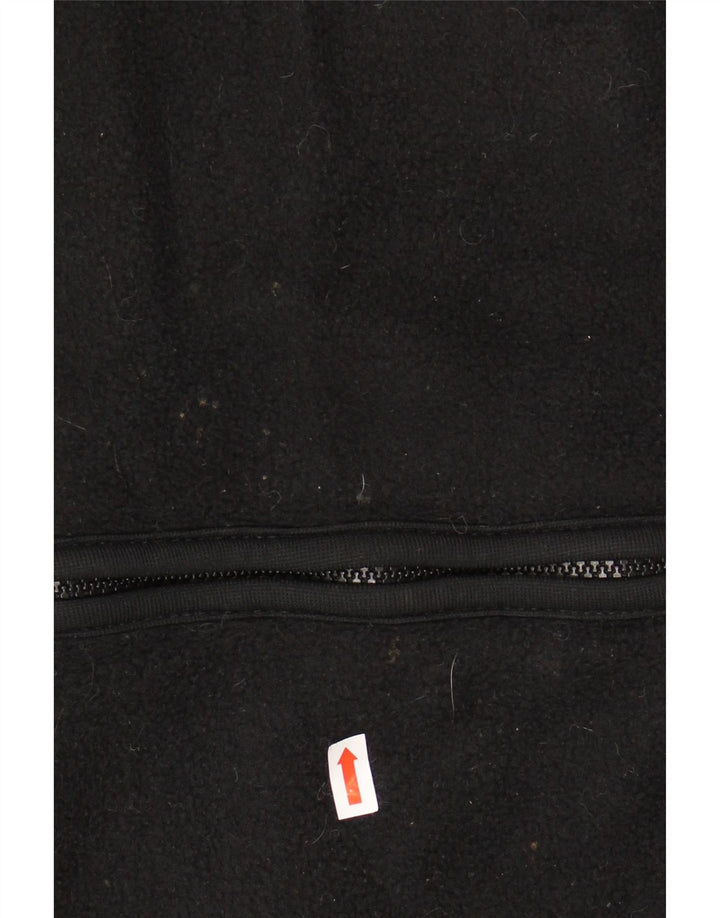 EDDIE BAUER Masculino Loose Fit Fleece Gilet UK 44 2XL Poliéster Preto