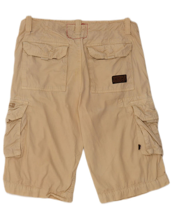 Alpha Industries Mens Cargo Shorts W32 Médio Bege
