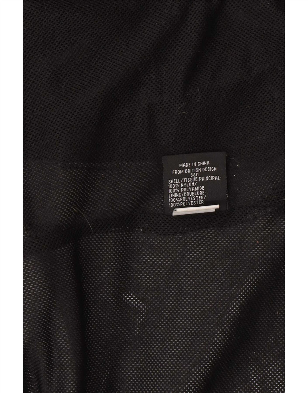 Jaqueta corta-vento feminina Superdry Regular Fit UK 16 grande nylon preto