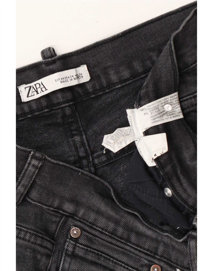 Zara Mens Slim Jeans EU 44 Grande W34 L30 Cinza Poliéster
