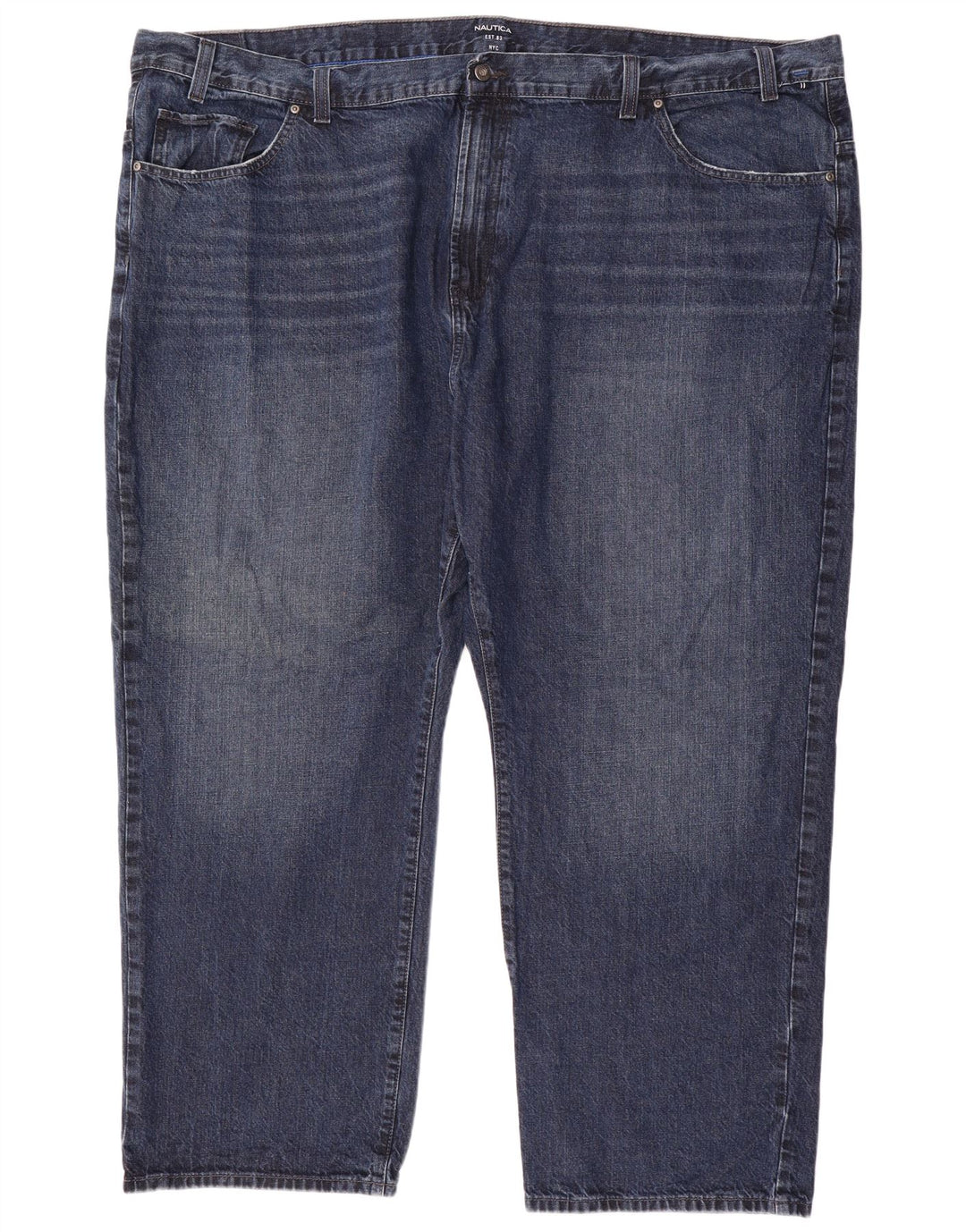 Calça jeans reta masculina NAUTICA W54 L32 algodão azul