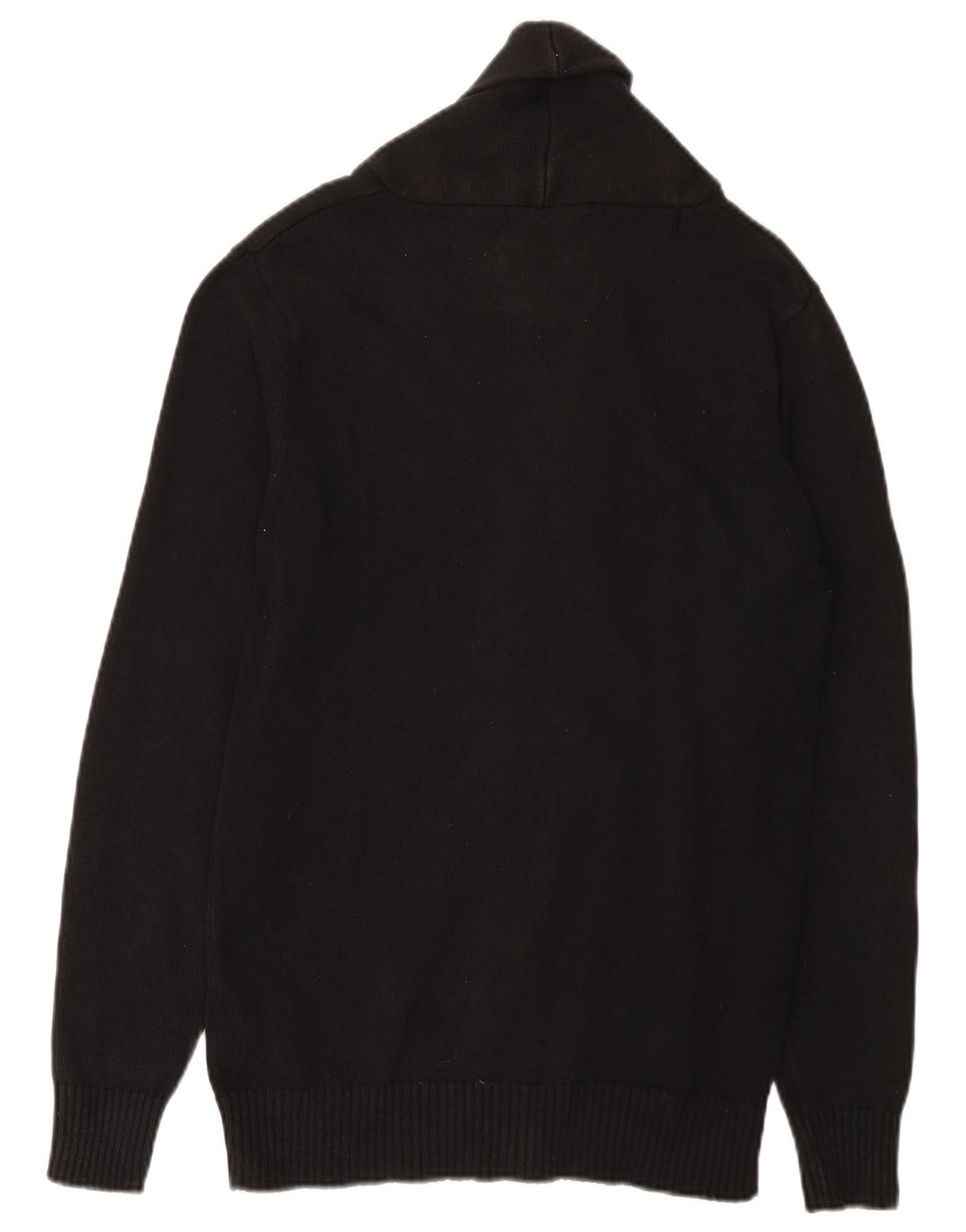 Suéter cardigã masculino Jack & Jones pequeno preto