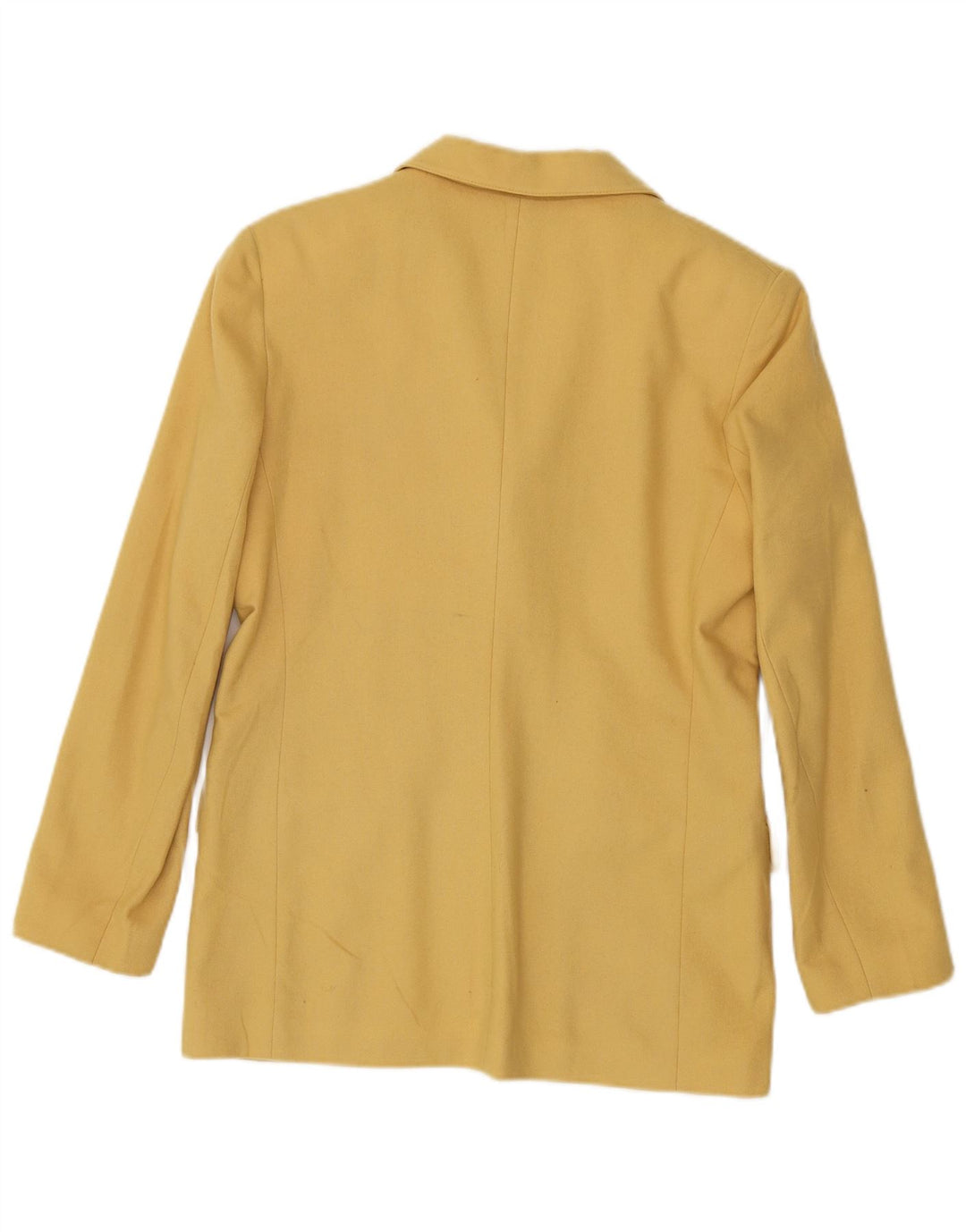 Jaqueta blazer feminina de 2 botões Laura Biagiotti IT 42 médio amarelo