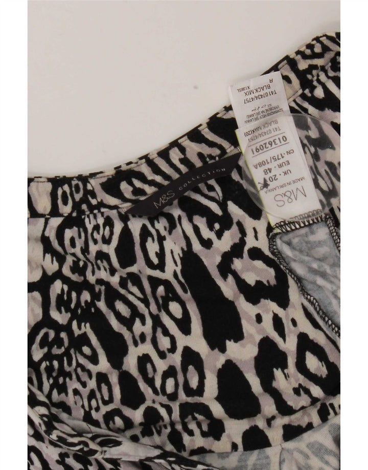 Blusa feminina Marks & Spencer UK 20 2XL estampa animal multicolorida