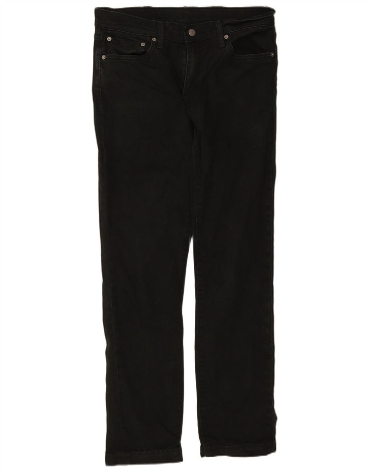Levi's Masculino 511 Slim Jeans W32 L30 Algodão Preto