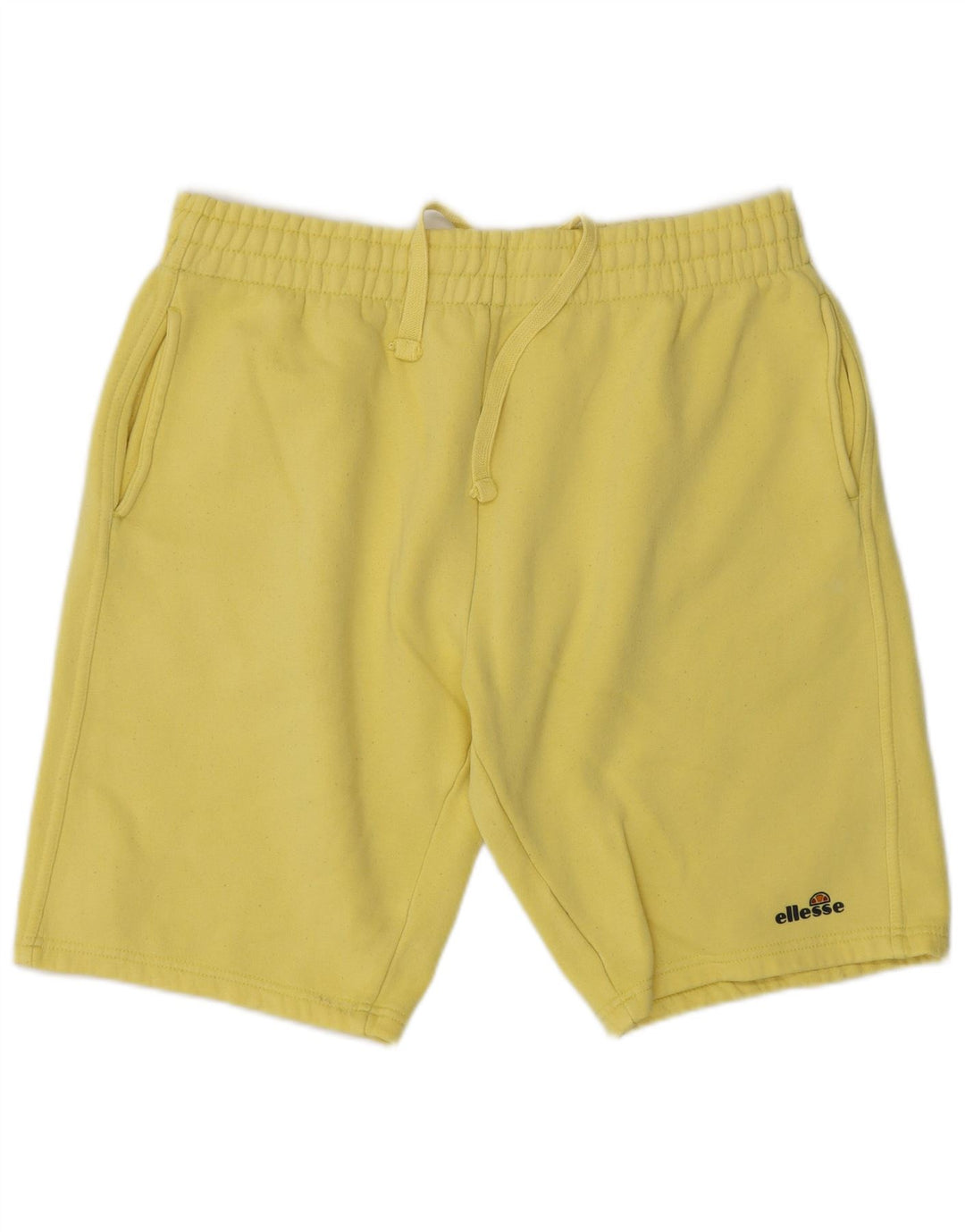 Shorts esportivos masculinos ELLESSE XL algodão amarelo