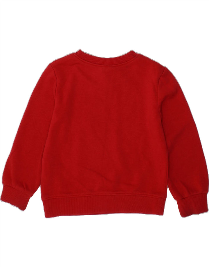 UNDER ARMOUR Boys Graphic Sweatshirt Jumper 2-3 Years Red Cotton Vintage Under Armour and Second-Hand Under Armour from Messina Hembry 