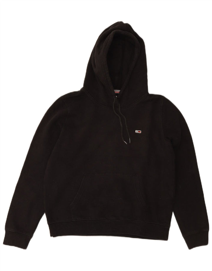 Jumper com capuz feminino TOMMY HILFIGER UK 14 médio preto