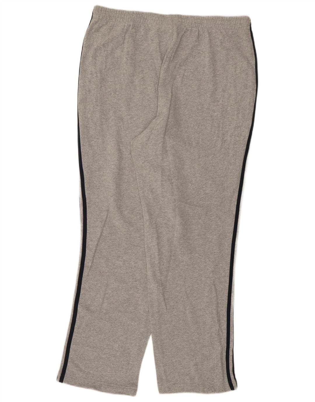 Calça de treino masculina Adidas 2XL algodão manchado cinza