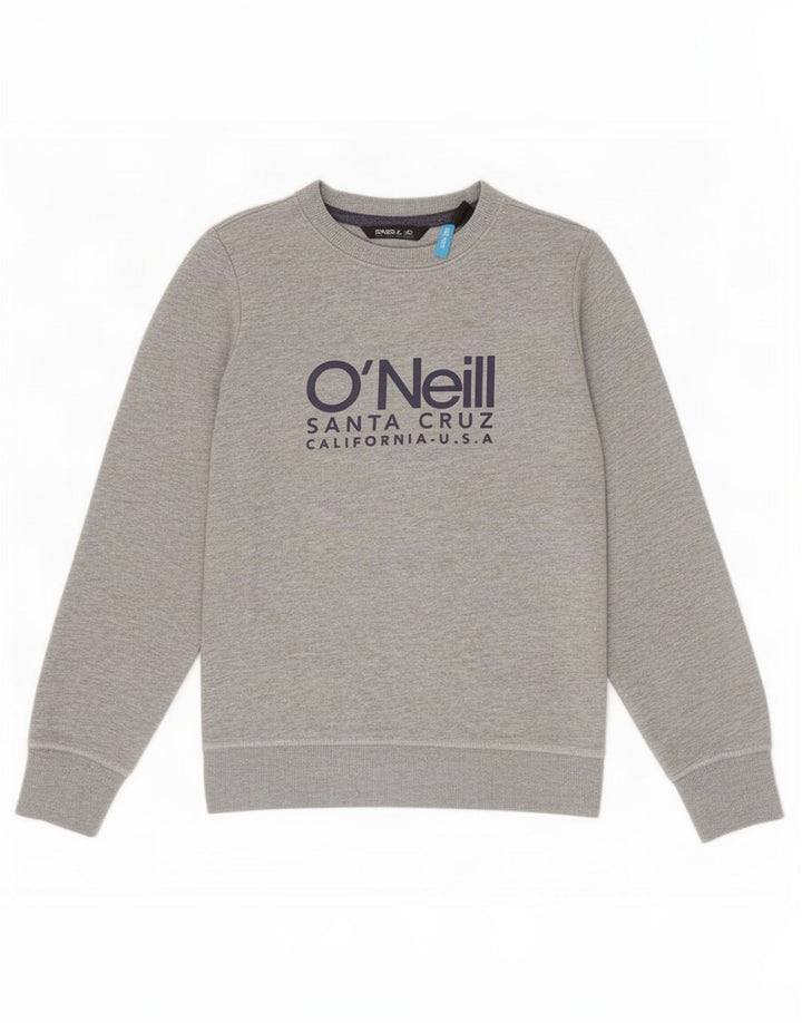 Suéter gráfico O'Neill Boys 9-10 anos cinza manchado