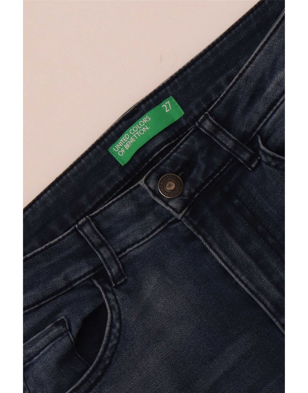 Calça Jeans Skinny Feminina Benetton W27 L27 Azul