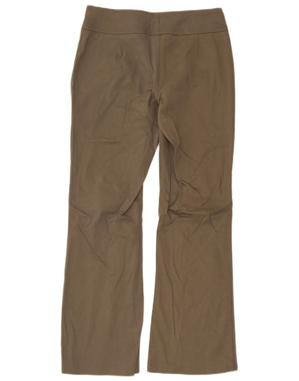 Calça casual feminina Elements Bootcut Reino Unido 19 XL W32 L29 Algodão cáqui