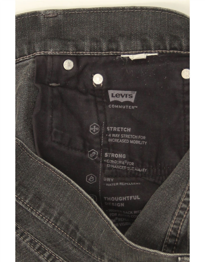 Calça jeans reta masculina Levi's W30 L30 cinza