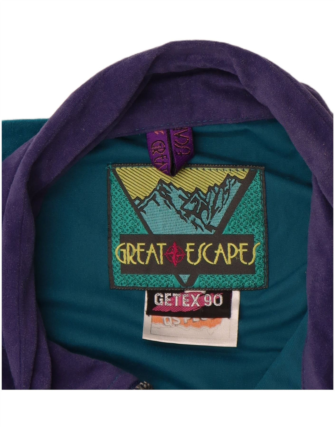 Jaqueta masculina de agasalho Great Escapes verde médio colorblock