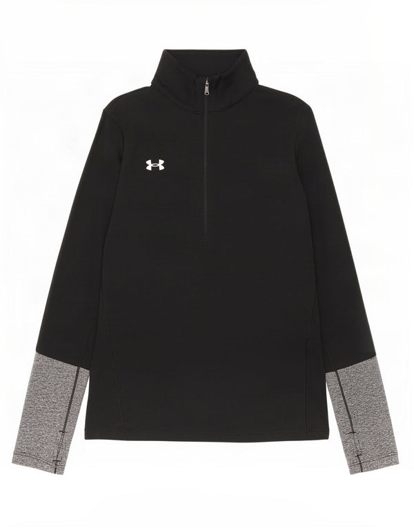 Under Armour Pulôver feminino Top de treino UK 6 XS preto colorblock