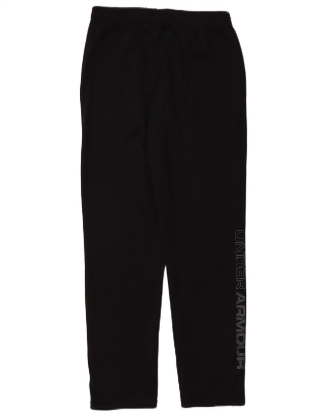 Calça de treino gráfica Under Armour Boys 11-12 anos grande preta
