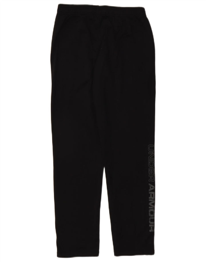 Calça de treino gráfica Under Armour Boys 11-12 anos grande preta