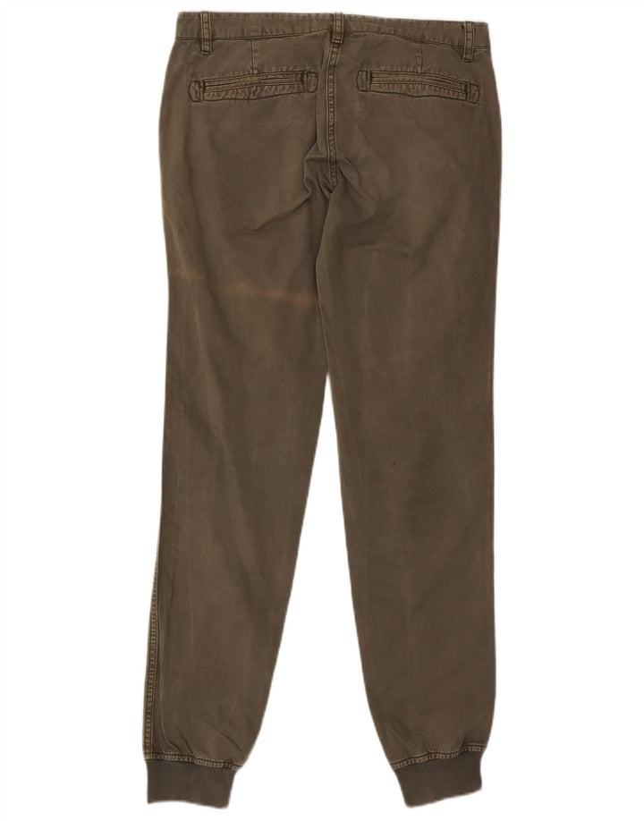 Calças joggers masculinas Penn-rich médio W30 L30 algodão cáqui
