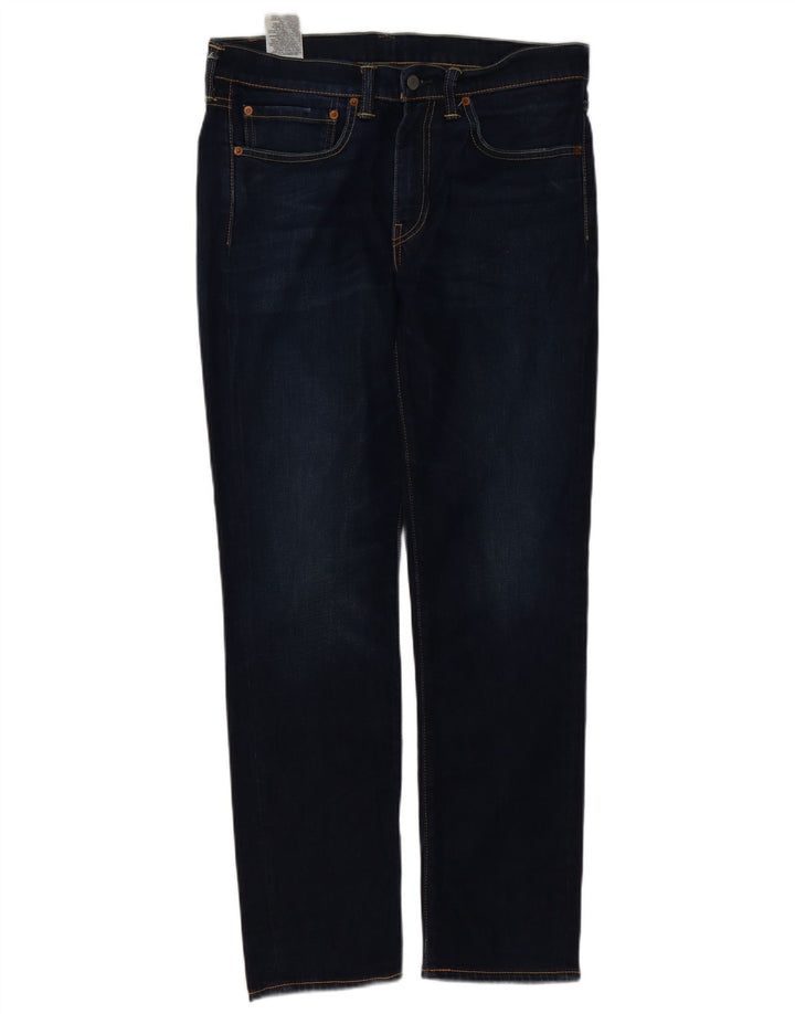 Levi's Masculino 511 Slim Jeans W34 L32 Azul Marinho Algodão