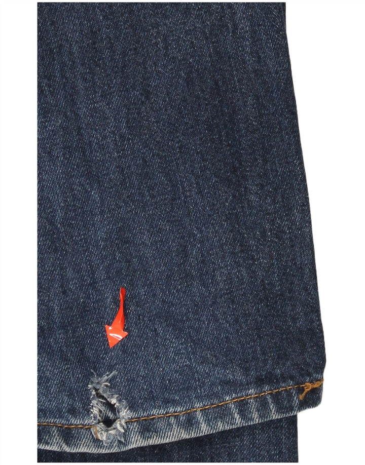 Levi's Masculino 505 Straight Jeans W38 L34 Azul Algodão