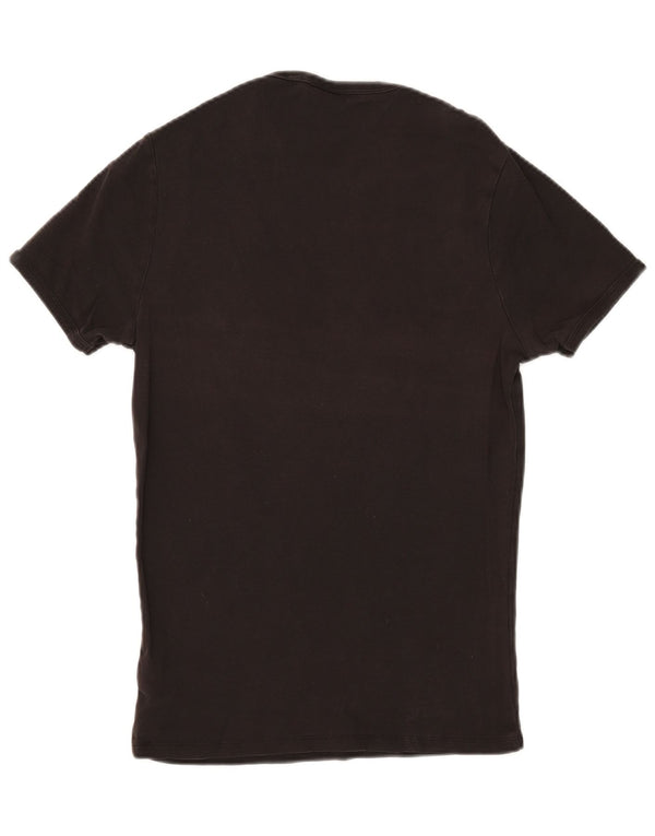 Camiseta masculina G-Star Top médio algodão preto