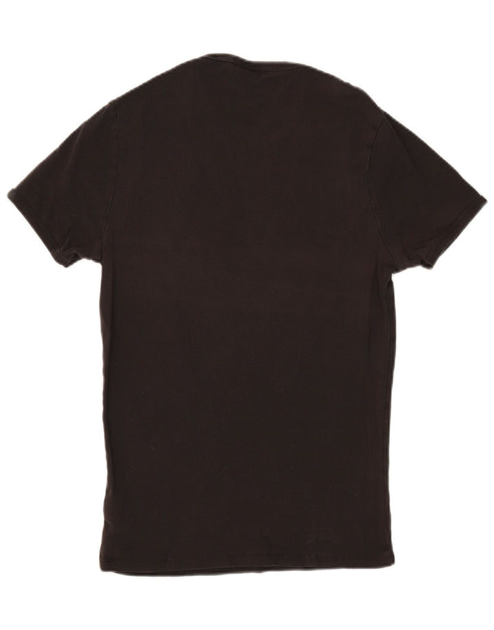 Camiseta masculina G-Star Top médio algodão preto