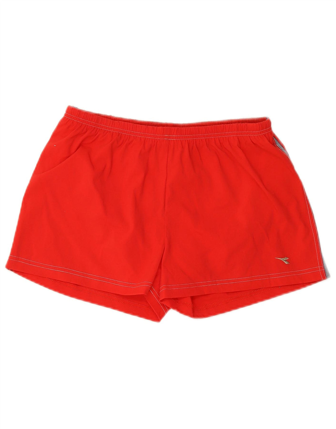 Shorts de natação feminino DIADORA UK 14 grande poliamida vermelha