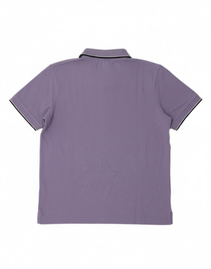 Camisa polo masculina KAPPA médio roxo