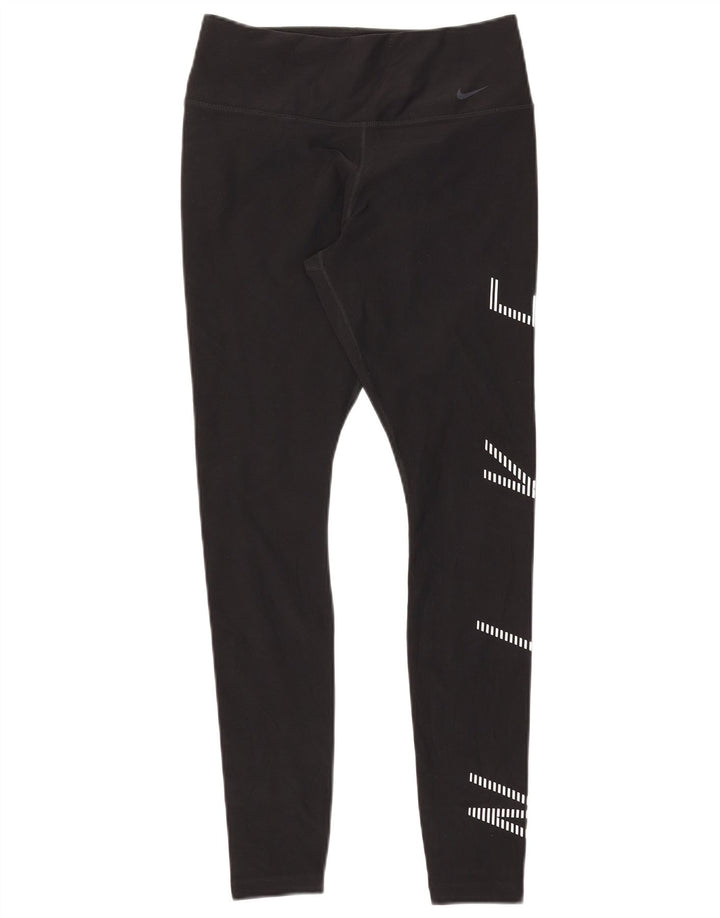 Leggings Nike Dri Fit Graphic UK 12 Médio Preto