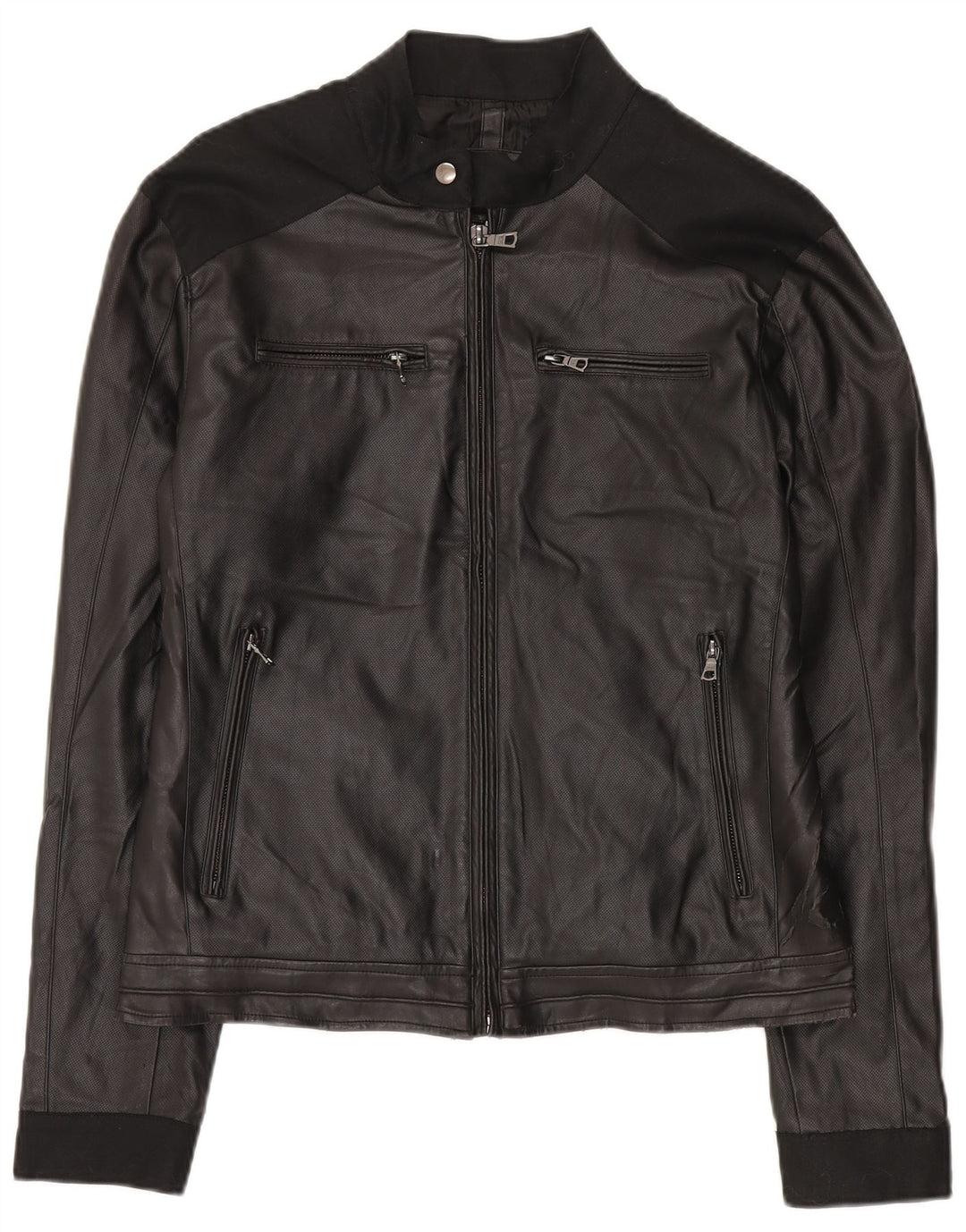 Jaqueta Bomber Feminina Gas IT 52 XL Preto Colourblock Poliéster
