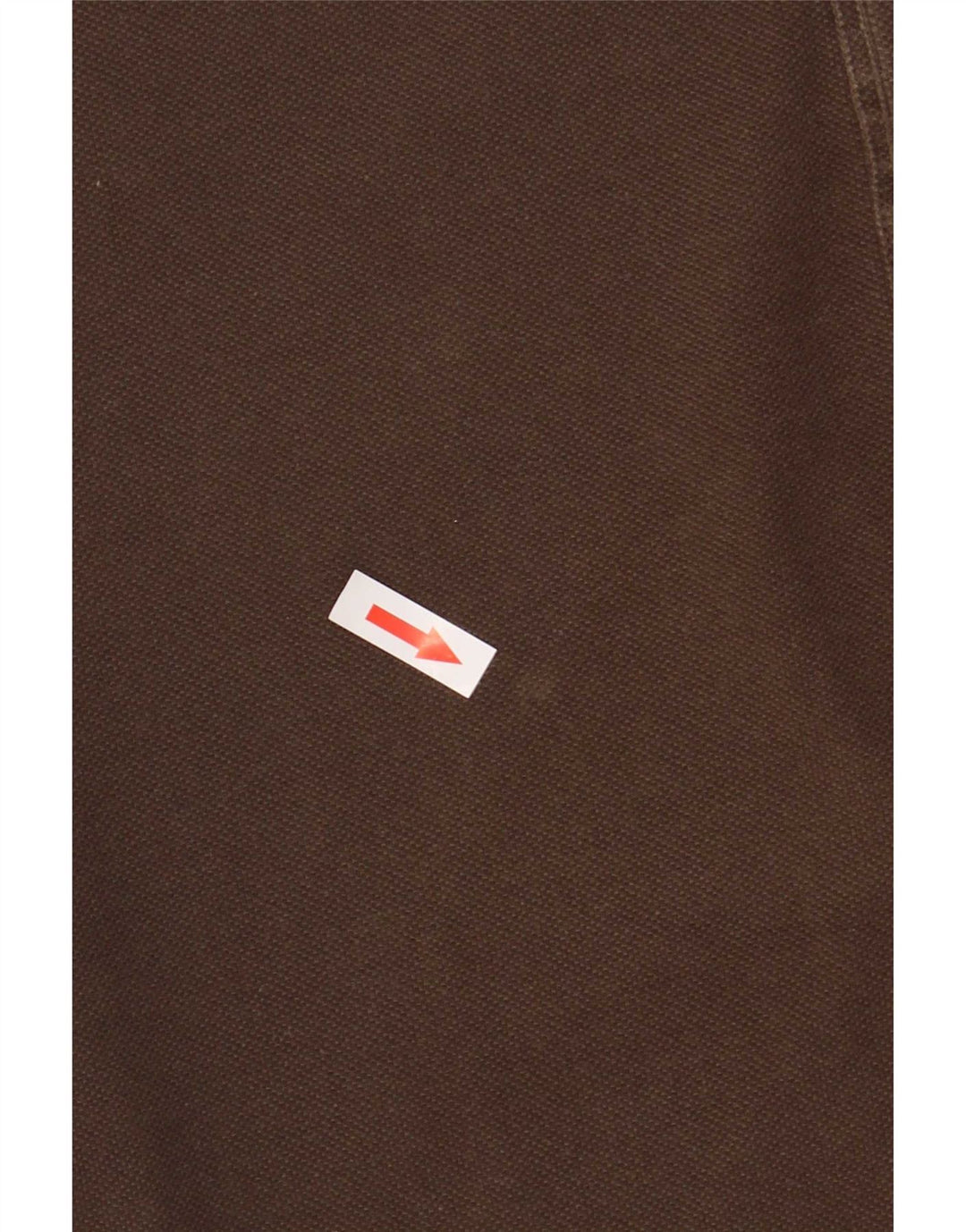 Camisa polo masculina de manga comprida Lacoste tamanho 4 médio algodão marrom