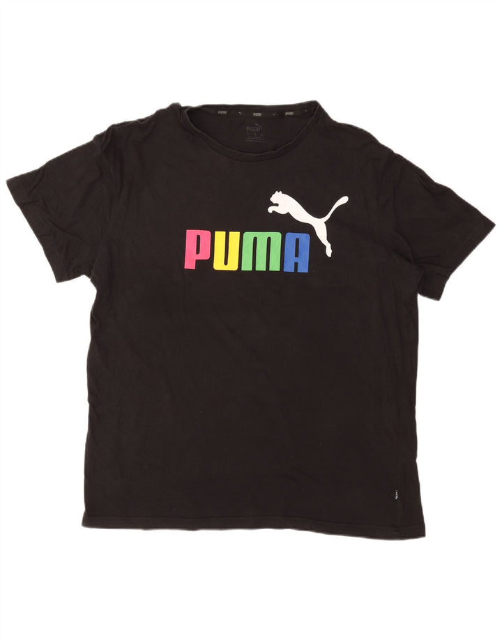 Camiseta gráfica masculina PUMA XL preta