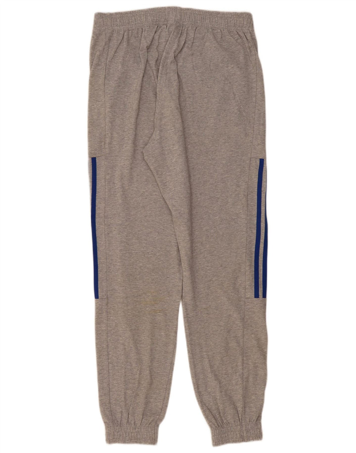 Calça de treino masculina Adidas Joggers cinza médio algodão manchado