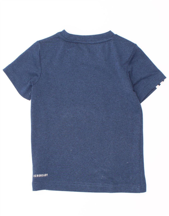 Camiseta Adidas Menino Aeroready Top 2-3 Anos Azul Poliéster