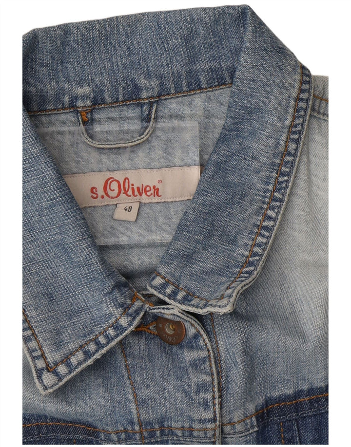 Casaco jeans feminino S.OLIVER EU 40 algodão azul médio