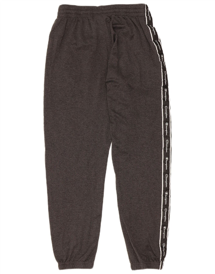 Calça de treino masculina Champion Graphic Joggers XS cinza poliéster