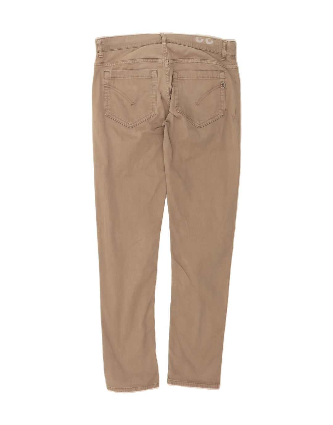 DONDUP Mens Slim Casual Trousers W33 L31 Brown Cotton Vintage Dondup and Second-Hand Dondup from Messina Hembry 