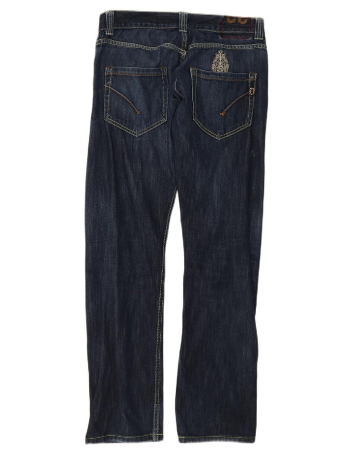 Calça jeans reta feminina DONDUP W33 L31 azul marinho