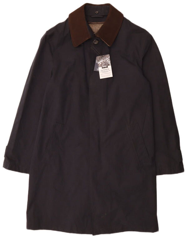 Casaco corta-vento masculino Marks & Spencer UK 36 pequeno azul marinho clássico