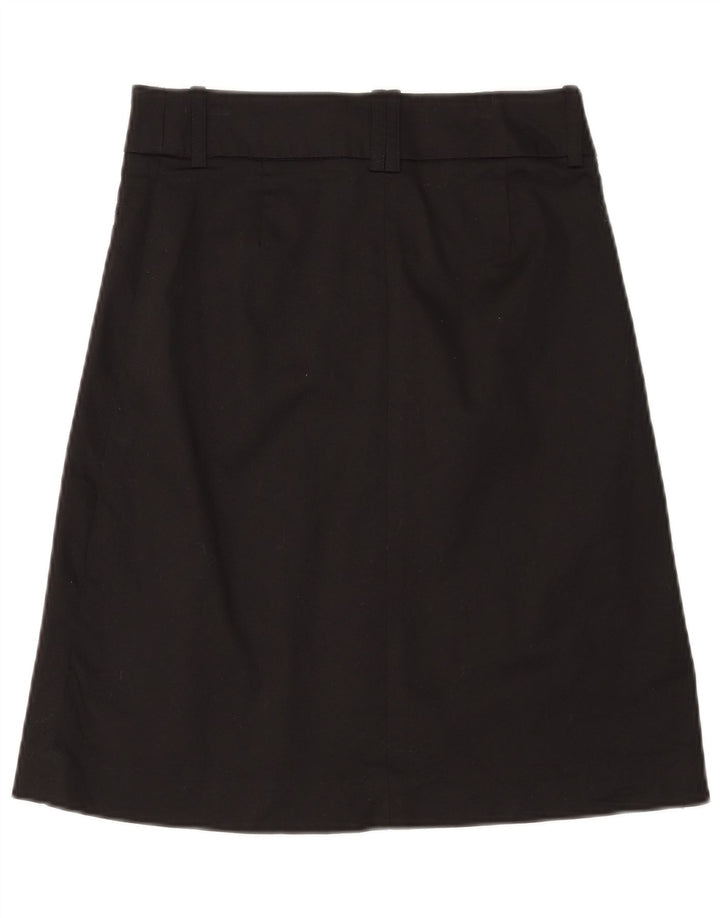 Saia feminina ZARA A-Line pequena W28 preta