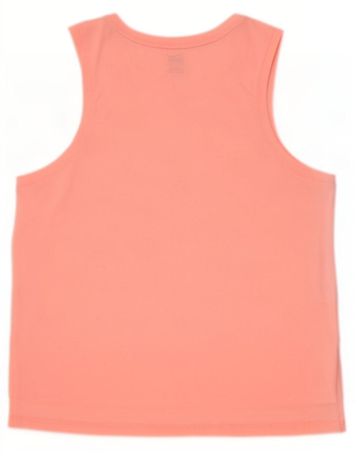 Puma Womens Graphic Vest Top UK 16 Grande Poliéster Rosa
