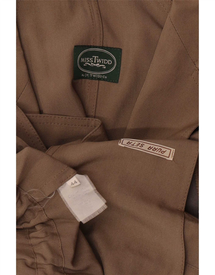 Jaqueta parka feminina Misstwidd IT 44 seda cáqui média