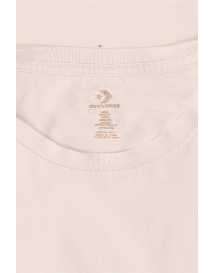 Camiseta feminina Converse Top UK 14 Médio Branco