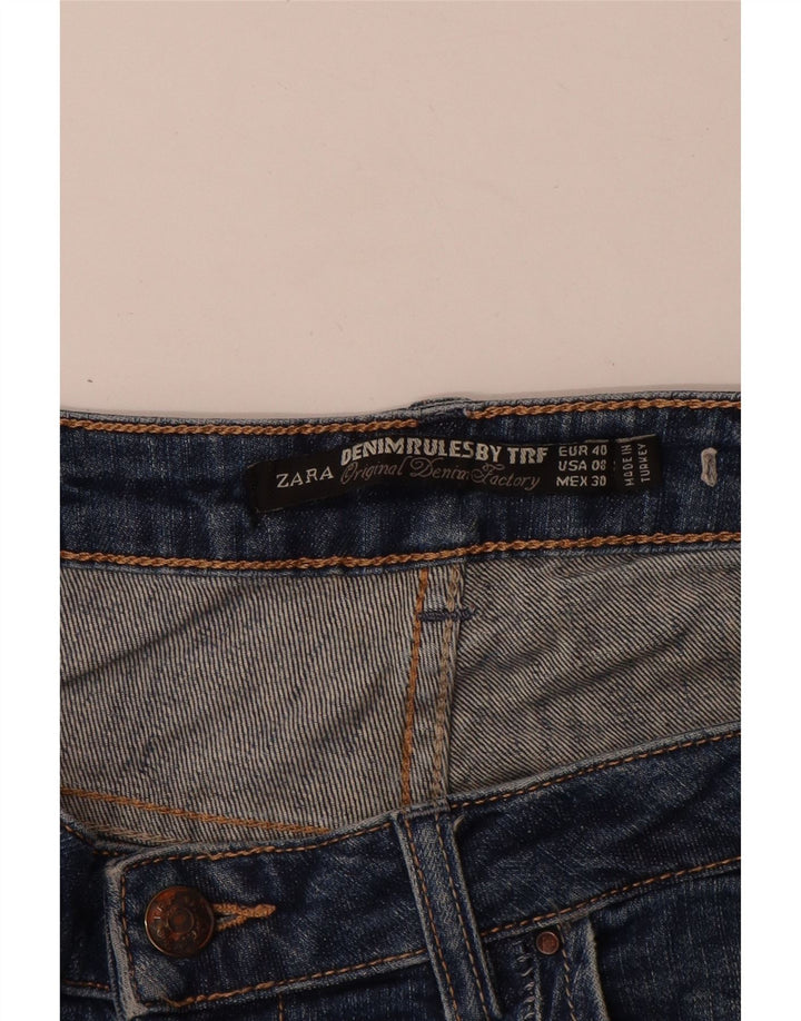 Shorts jeans feminino ZARA EU 40 médio W30 azul