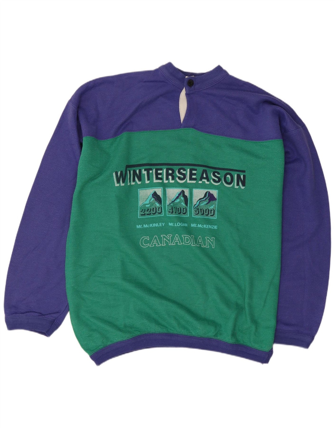 Samar moletom gráfico masculino jumper XL roxo colorblock algodão