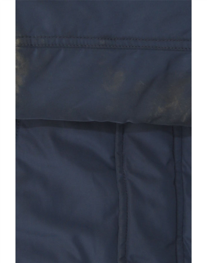 Jaqueta acolchoada com capuz para meninos Tommy Hilfiger 9-10 anos azul marinho poliéster