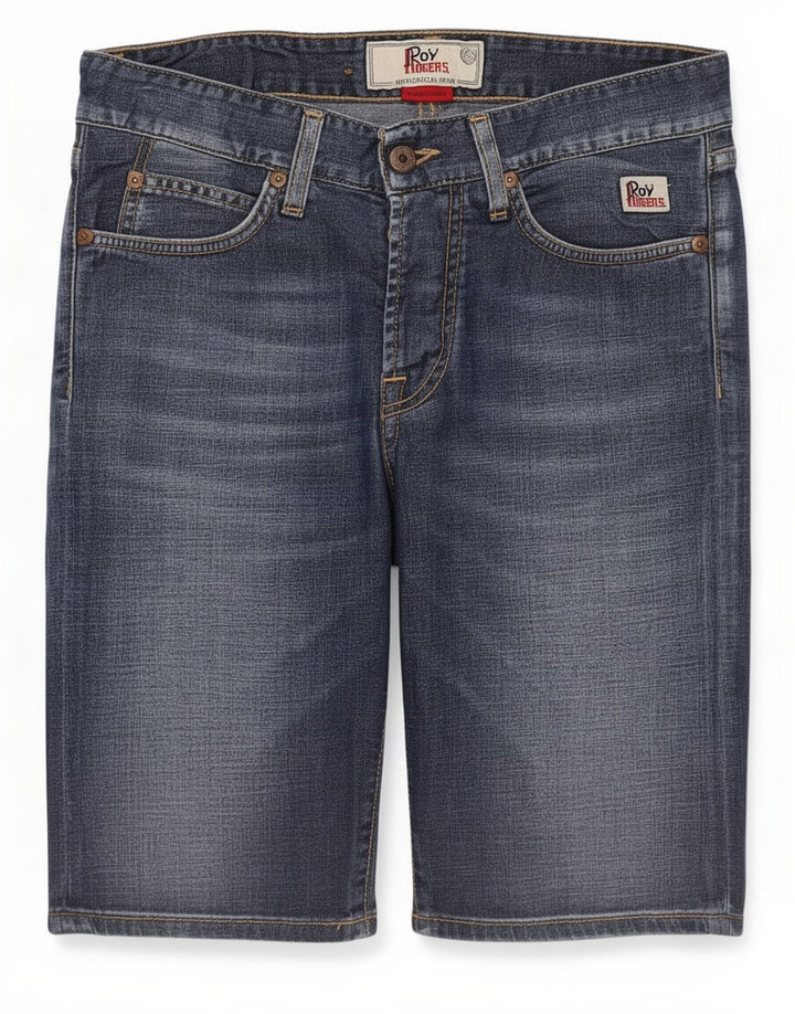 Shorts jeans Roy Rogers feminino 529 médio W28 algodão azul