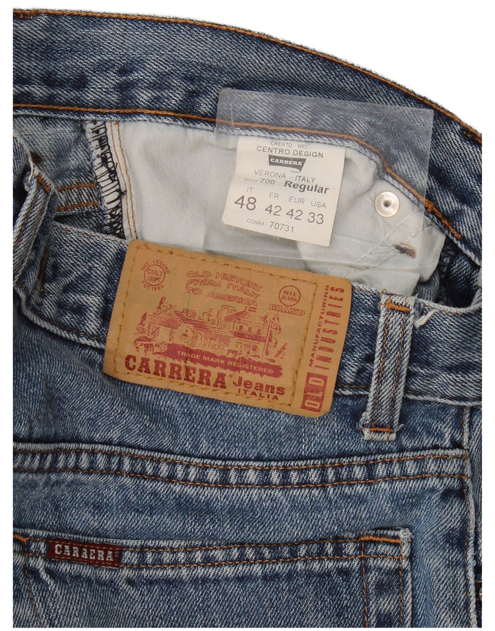 Carrera Masculino 700 Straight Jeans W33 L29 Azul Algodão